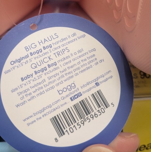 Bogg Original Size Purple Tote Bag - Picture 9 of 9